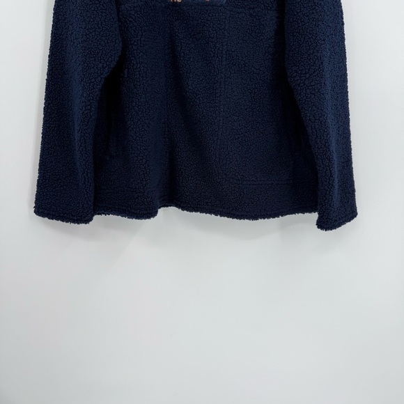 Vera Bradley 1/4 Zip Jacket Womens Size Medium Teddy Fleece Quilted Floral Blue - Picture 3 of 9